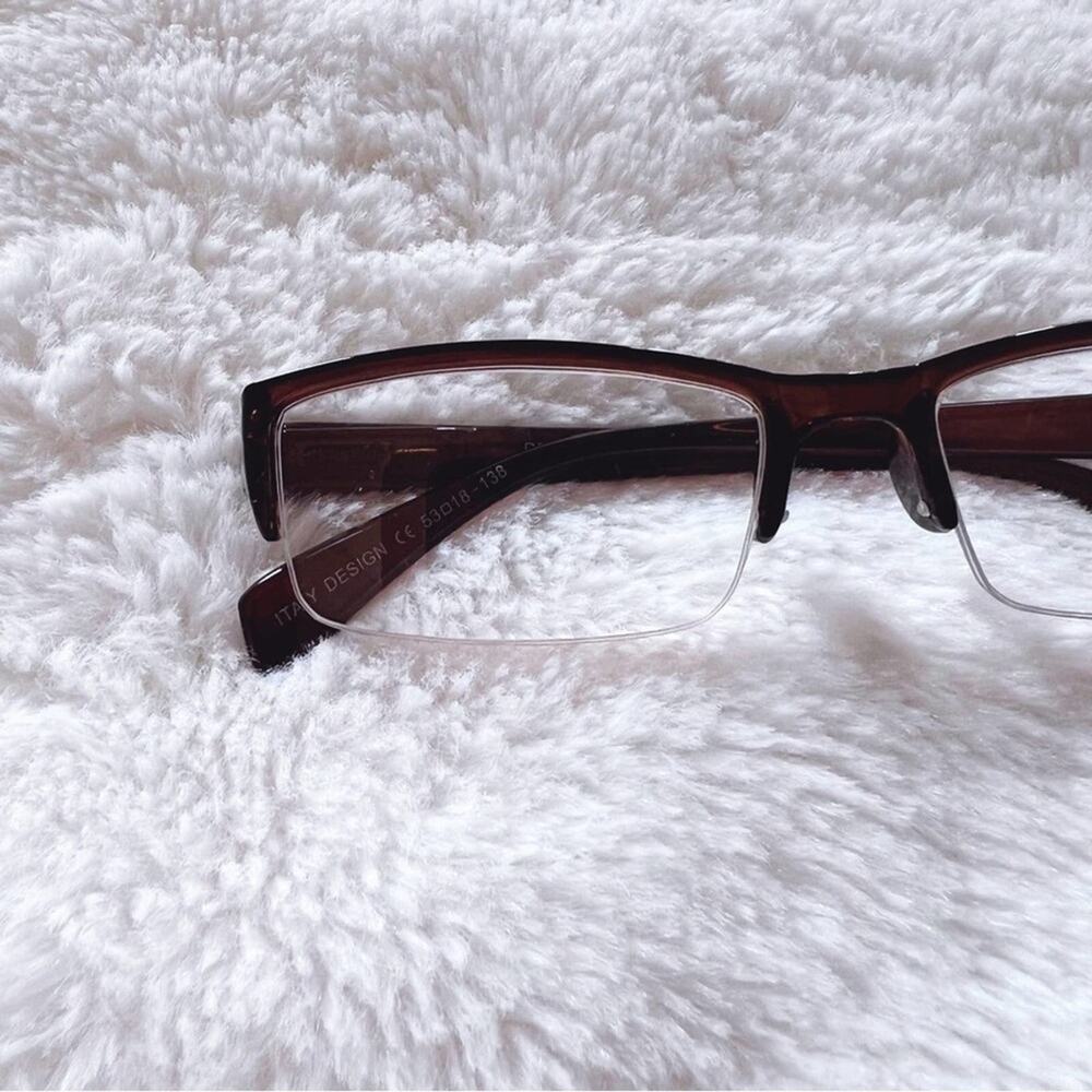 Sam Tortoise Brown Rectangular Reading Glasses - Picture 3 of 15